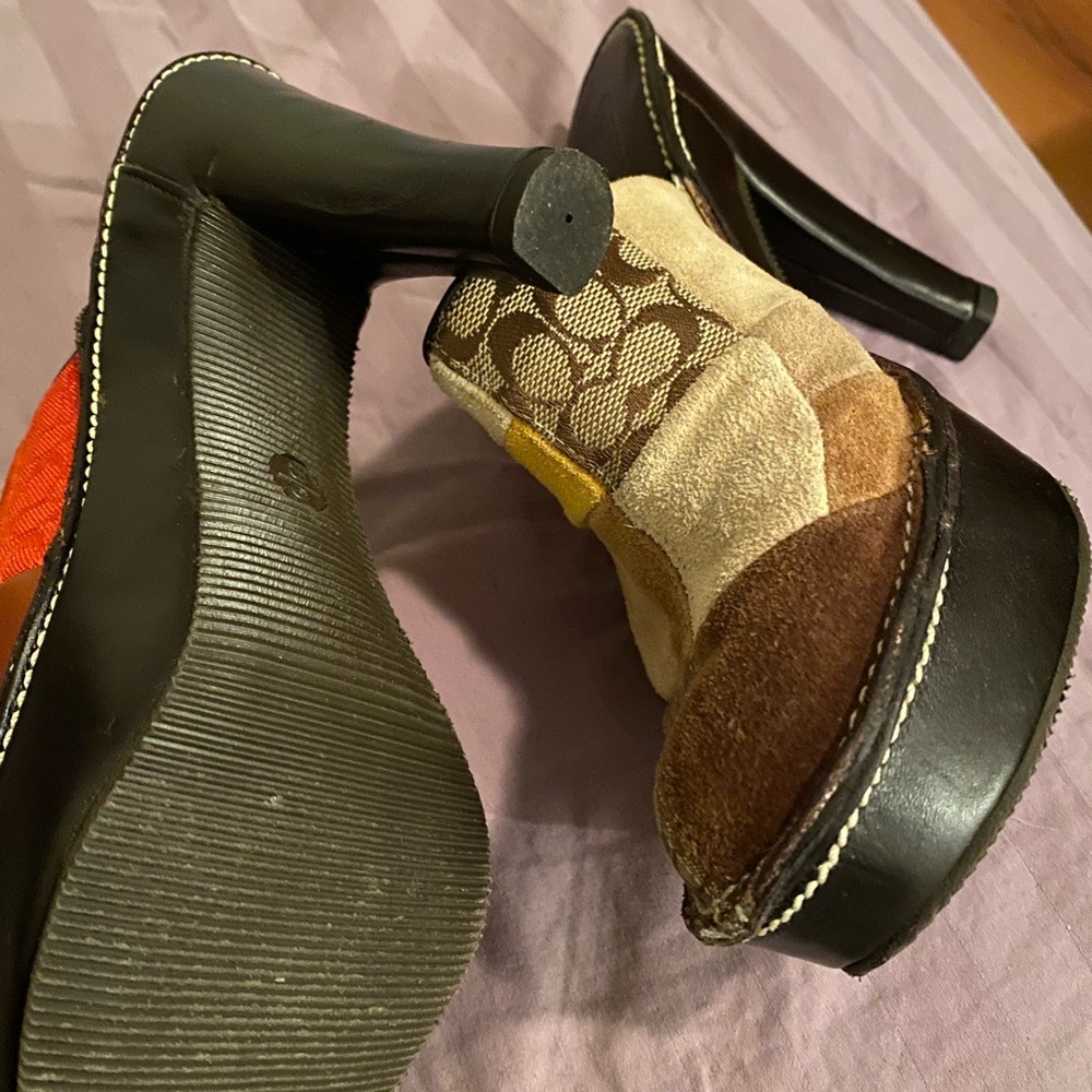 Coach patchwork mules - Picture 3 of 6